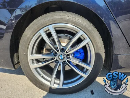 광주 BMW 740D 19인치 주차 상처로 인한 다이아컷팅 휠복원 작업 후기 / 광주 서구 매월동