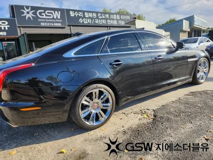재규어 XJ 20인치휠 창원 휠도색 화이트 크롬 도색 작업 후기! / 광주 서구 매월동