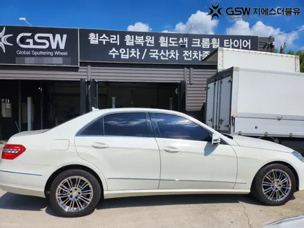 벤츠 휠도색 E클래스 17인치휠 화이트 크롬 도색 잘하는 업체! 지에스더블유! / 광주 서구 매월동