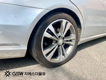 군산 벤츠 휠복원 E300 18인치휠 다이아컷팅 휠복원 작업 후기 / 광주 서구 매월동