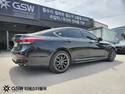 중고휠 제네시스 G80 스포츠휠 19인치 반광 스크래치 작업 잘하는 업체! GSW! / 광주 서구 매월동