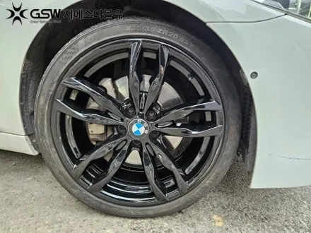 강남 휠도색 BMW M550D 20인치휠 블랙유광 작업 후기 / 광주 서구 매월동