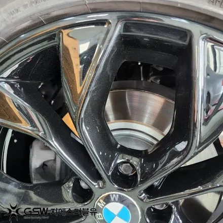 BMW X4 휠도색 후기 광주 19인치 블랙 유광 도색 사례 / 광주 서구 매월동