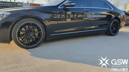 벤츠 S500 AMG 20인치 휠복원 전문적인 순정 휠도색 / 광주 서구 매월동
