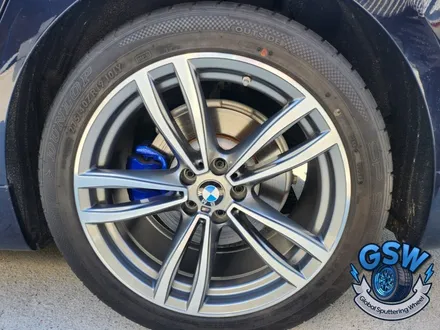 광주 BMW 740D 19인치 주차 상처로 인한 다이아컷팅 휠복원 작업 후기 / 광주 서구 매월동