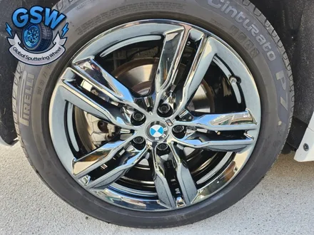 [BMW 휠도색] 블랙크롬 휠도색 BMW X1 18인치 컷팅휠 순정휠 휠복원 부터 도색까지 작업 후기 / 광주 서구 매월동