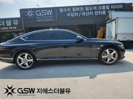 아산 휠복원 제네시스 G80 20인치휠 반광 스퍼터링 휠복원 작업후기 / 광주 서구 매월동