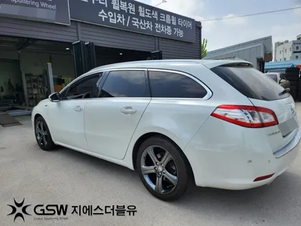경기광주 휠도색 푸조 508 18인치휠 블랙유광 크롬 휠도색 작업공정은? / 광주 서구 매월동