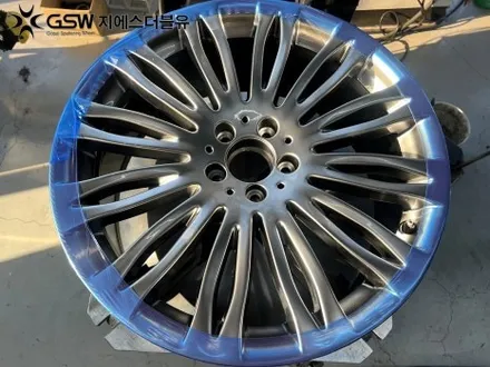 벤츠 S500 20인치휠 스크래치 광주 휠복원 잘하는 업체! 지에스 더블유! / 광주 서구 매월동