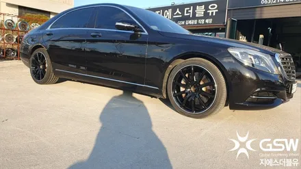 벤츠 S500 AMG 20인치 휠복원 전문적인 순정 휠도색 / 광주 서구 매월동