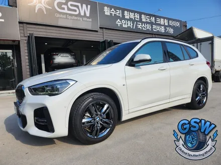 [BMW 휠도색] 블랙크롬 휠도색 BMW X1 18인치 컷팅휠 순정휠 휠복원 부터 도색까지 작업 후기 / 광주 서구 매월동