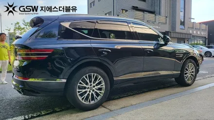 부천 휠복원 제네시스 GV80 19인치 휠 다이아몬드컷팅 휠복원 작업 후기 / 광주 서구 매월동