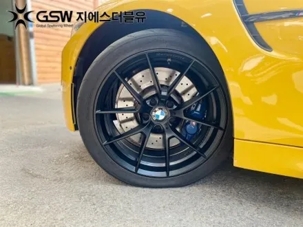 화성휠도색 BMW M4 19인치휠 블랙무광 작업 후기 / 광주 서구 매월동