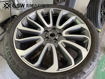 랜드로버휠수리 레인지로버 보그 22인치휠 컷팅휠 작업 후기 / 광주 서구 매월동