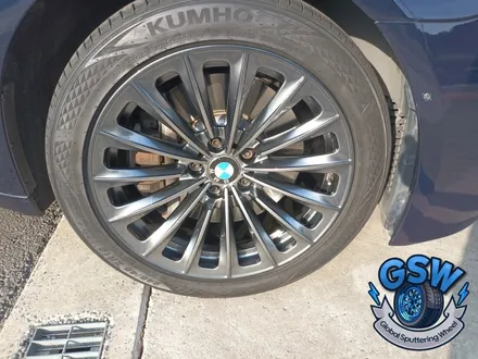 전주 BMW 750LI 19인치 휠 주차 상처로 인한 휠 복원 및 휠 도색 작업 후기! / 광주 서구 매월동