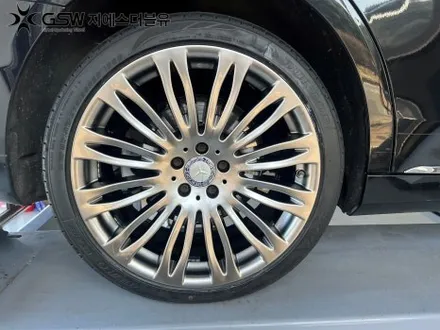 벤츠 S500 20인치휠 스크래치 광주 휠복원 잘하는 업체! 지에스 더블유! / 광주 서구 매월동