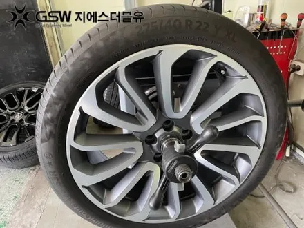 랜드로버휠수리 레인지로버 보그 22인치휠 컷팅휠 작업 후기 / 광주 서구 매월동