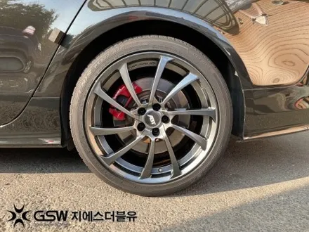 강남 아우디 S7 20인치휠 반광 스크래치 휠복원 작업 후기 / 광주 서구 매월동