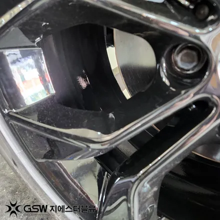 BMW X4 휠도색 후기 광주 19인치 블랙 유광 도색 사례 / 광주 서구 매월동