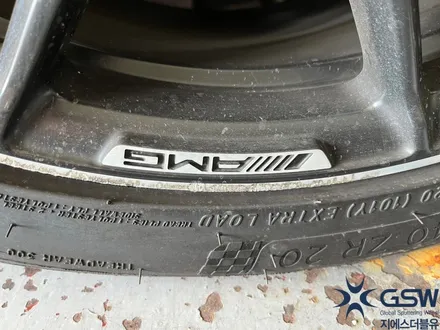 [GSW]벤츠 S63 AMG 순정 20인치 다이아커팅 휠복원 및 휠도색 / 광주 서구 매월동