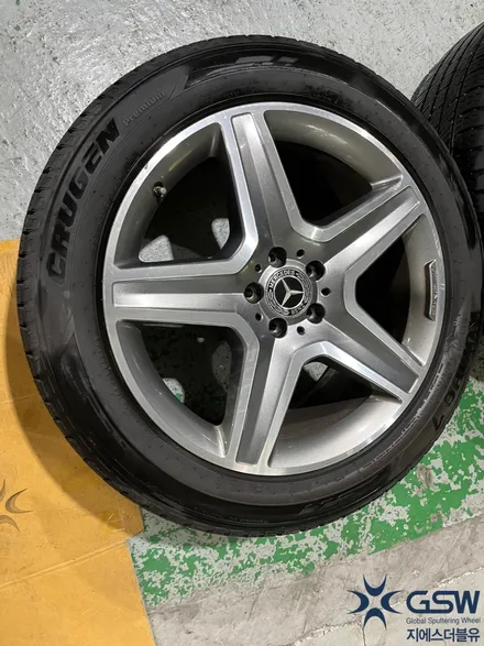 [GSW]전주점 벤츠 GLE 350 순정 20인치 블랙크롬 휠복원 스퍼터링휠도색 / 광주 서구 매월동