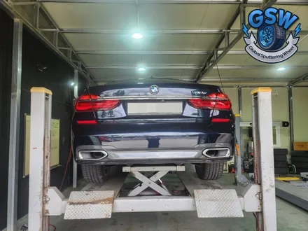 광주 BMW 740D 19인치 주차 상처로 인한 다이아컷팅 휠복원 작업 후기 / 광주 서구 매월동
