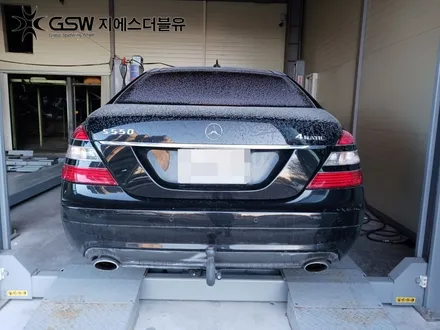 청주 벤츠 휠도색 S550 19인치휠 블랙크롬 작업 후기 / 광주 서구 매월동