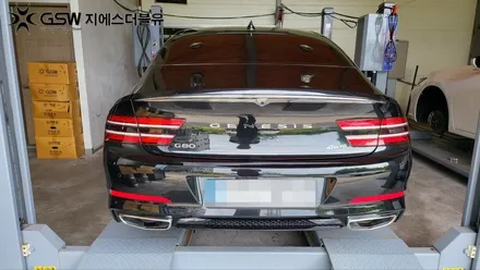 제네시스 휠복원 G80 19인치휠 반광 스크래치 수원 휠복원 / 광주 서구 매월동