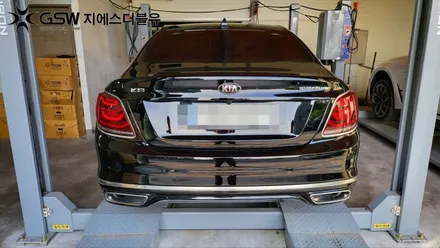 기아 K9 19인치휠 반광 스크래치 휠수리 작업 후기 / 광주 서구 매월동