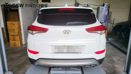 권선구휠복원 올뉴 투싼 18인치휠 다이아컷팅 작업 후기 / 광주 서구 매월동