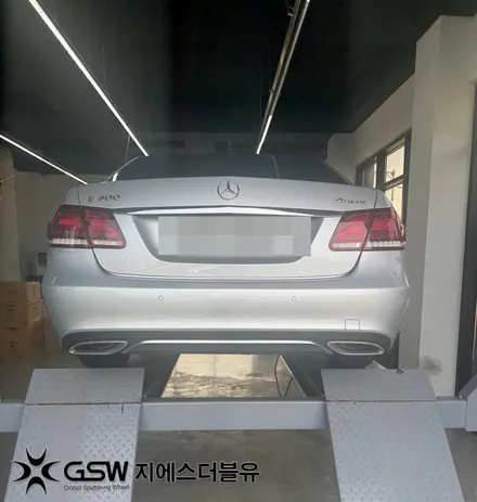 대구 벤츠 E300 18인치휠 다이아컷팅 휠복원 작업 후기 / 광주 서구 매월동