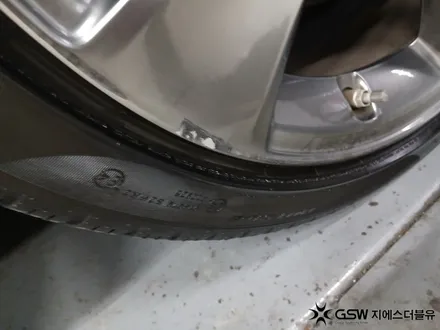 부산 제네시스 G80 20인치휠 스퍼터링 휠복원 림스크래치 복원 후기 GSW 부산점 / 광주 서구 매월동