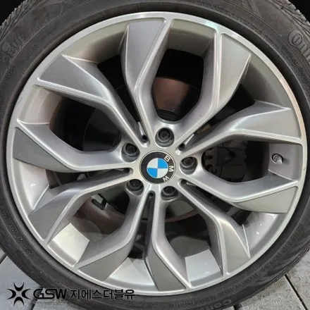 BMW X4 휠도색 후기 광주 19인치 블랙 유광 도색 사례 / 광주 서구 매월동