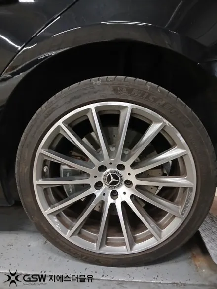 부산 벤츠 S580 20인치 다이아컷팅 휠복원 후기 휠 교체 고민 끝! / 광주 서구 매월동
