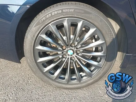 전주 BMW 750LI 19인치 휠 주차 상처로 인한 휠 복원 및 휠 도색 작업 후기! / 광주 서구 매월동