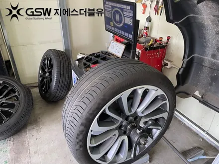 랜드로버휠수리 레인지로버 보그 22인치휠 컷팅휠 작업 후기 / 광주 서구 매월동