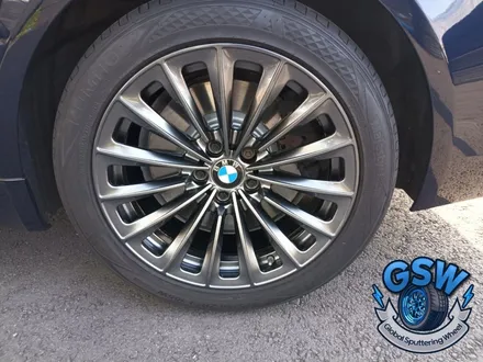 전주 BMW 750LI 19인치 휠 주차 상처로 인한 휠 복원 및 휠 도색 작업 후기! / 광주 서구 매월동