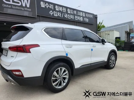 광주 휠복원 싼타페 TM 18인치휠 다이아컷팅 휠복원 작업 후기 / 광주 서구 매월동