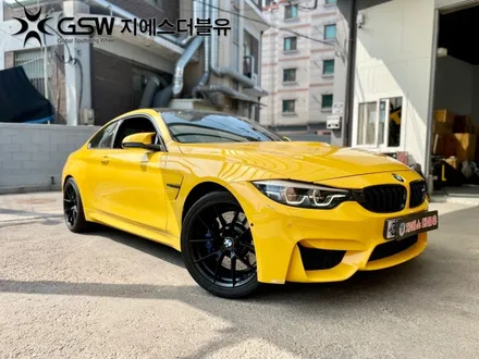 화성휠도색 BMW M4 19인치휠 블랙무광 작업 후기 / 광주 서구 매월동