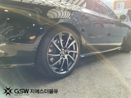 강남 아우디 S7 20인치휠 반광 스크래치 휠복원 작업 후기 / 광주 서구 매월동