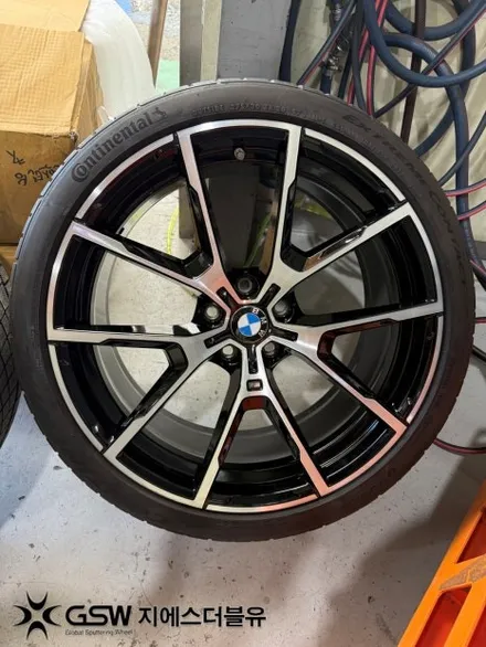 일산 BMW 840I 20인치휠 다이아컷팅 휠복원 작업 후기 / 광주 서구 매월동