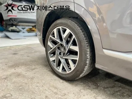 현대 싼타페 TM 20인치휠 컷팅휠 부산 휠복원 잘하는 업체! GSW! / 광주 서구 매월동
