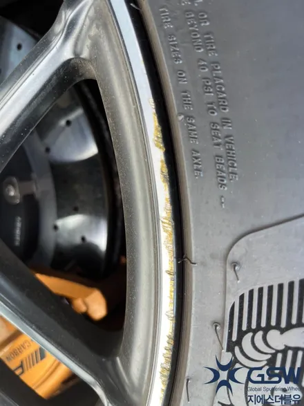 [GSW]벤츠 S63 AMG 순정 20인치 다이아커팅 휠복원 및 휠도색 / 광주 서구 매월동