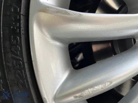 BMW 미니쿠퍼 17인치 휠복원 순정 실버색상 휠 도색작업 지에스더블유전주점 / 광주 서구 매월동