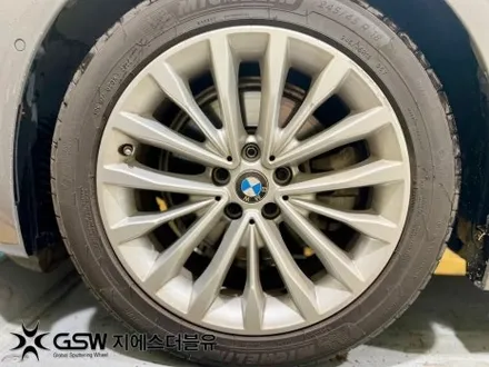 전주 BMW G30 520D 휠도색 18인치휠 순정색상에서 반광색상으로 도색장착 작업 후기입니다! / 광주 서구 매월동