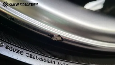 제네시스 G80휠 20인치 반광 스크래치 휠복원 작업 후기 / 광주 서구 매월동