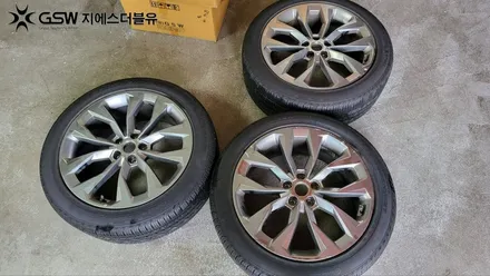 남양주휠복원 쏘렌토 MQ4 20인치휠 반광 스크래치 작업 후기 / 광주 서구 매월동