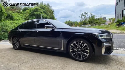 성남 휠복원 BMW 740LI 20인치휠 다이아컷팅 휠복원 작업 후기 / 광주 서구 매월동
