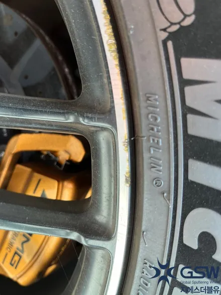 [GSW]벤츠 S63 AMG 순정 20인치 다이아커팅 휠복원 및 휠도색 / 광주 서구 매월동