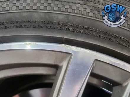 광주 BMW 740D 19인치 주차 상처로 인한 다이아컷팅 휠복원 작업 후기 / 광주 서구 매월동